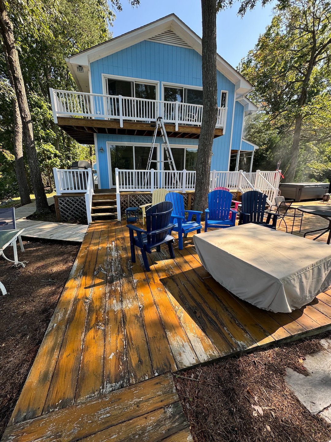 Another quality Softwash project by Va Power Wash Pros in Reedville Virginia 