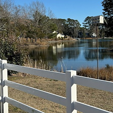 Horse-farm-fence-pressure-wash-job-in-white-stone-Virginia 0