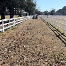 Horse-farm-fence-pressure-wash-job-in-white-stone-Virginia 2